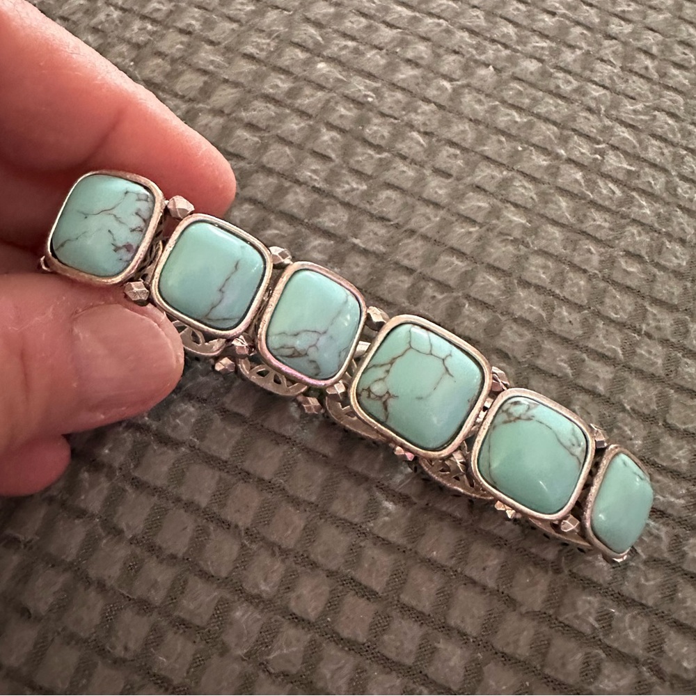 Fossil Turquoise Elastic Bracelet